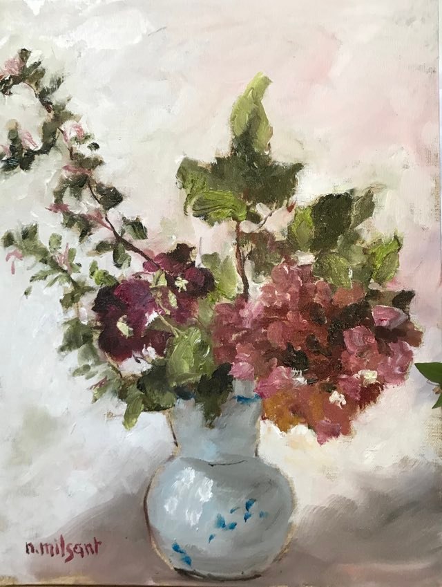 Oeuvre Le bouquet de Valérie Inspiration jardin