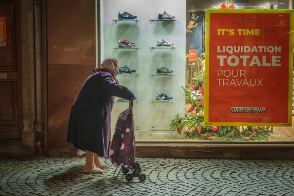 Oeuvre Liquidation totale Street photographie