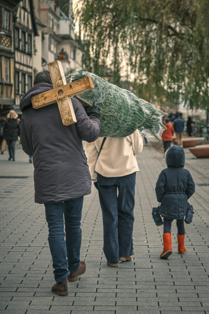 Oeuvre Chacun sa croix Street photographie